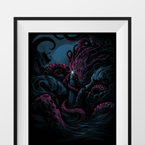 The Furthest Depths (Azul) by Dan Mumford