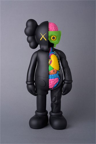 Kaws Companion : Dissected (2016 Flayed Black Edition) by Kaws