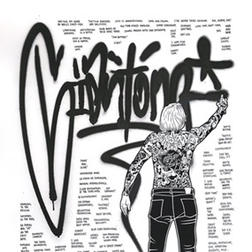 OG Tag (Hand-Inscribed) by Mike Giant