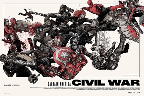 Captain America: Civil War (Variant) by Oliver Barrett