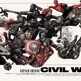 Captain America: Civil War (Variant) by Oliver Barrett