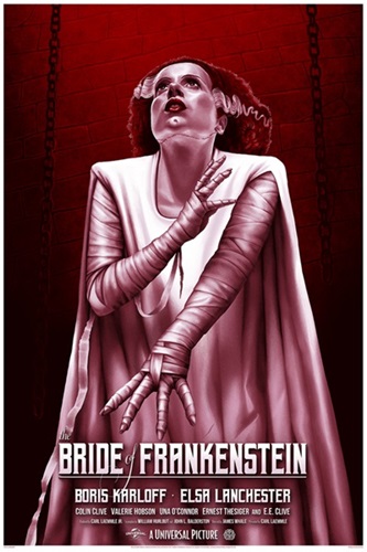 Bride Of Frankenstein (Variant) by Sara Deck