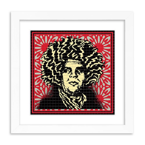 Psychedelic Andre (Classic Red Obey Giant Variant) by Shepard Fairey | John Van Hamersveld