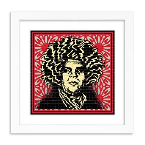 Psychedelic Andre (Classic Red Obey Giant Variant) by Shepard Fairey | John Van Hamersveld