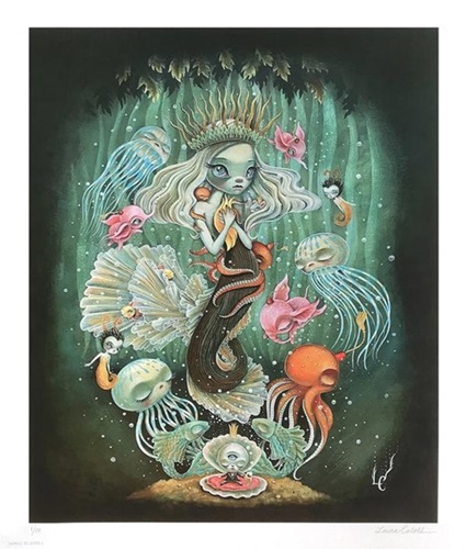 Sea Forest Siren (Hand-Embellished) by Laura Colors