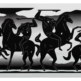 The Fourhorseman (White) by Cleon Peterson