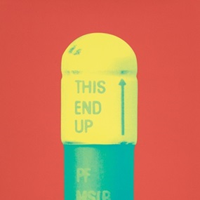 The Cure (Coral / Lemon Yellow / Turquoise) by Damien Hirst