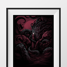 The Furthest Depths (Crimson) by Dan Mumford