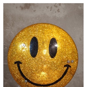 Smiley Riot Shield (Glitter SRS) by James Cauty