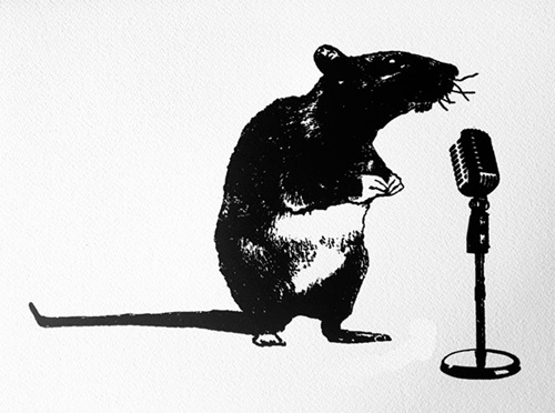 The Crooner  by Blek Le Rat