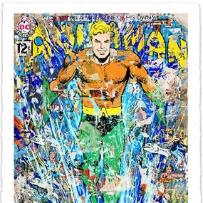 Aquaman (Hand-Finished) by Mr Brainwash