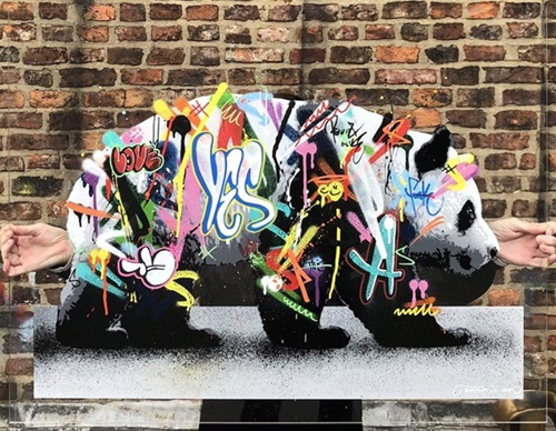 Panda (Acrylic) by Martin Whatson