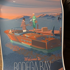 Welcome To Bodega Bay (Vintage Variant) by Laurent Durieux