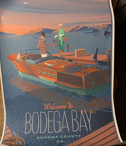 Welcome To Bodega Bay (Vintage Variant) by Laurent Durieux