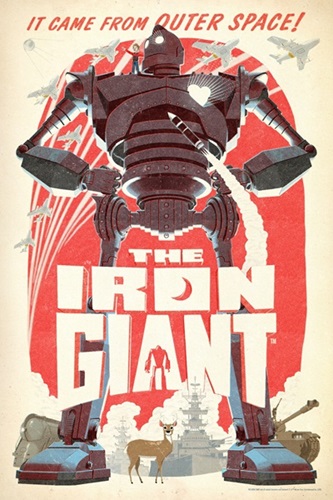 The Iron Giant (Red) by Jason Raish