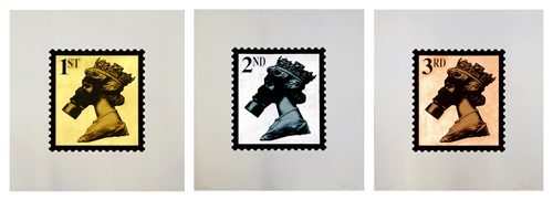 Stamps Of Mass Destruction 10 (Legacy Editions - Gold Leaf Screenprint Edition) by James Cauty