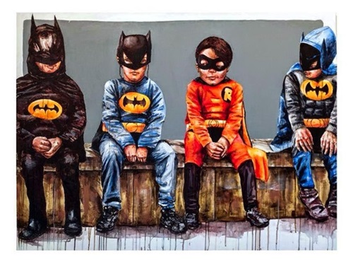 3 Bats And A Bird  by Fintan Magee