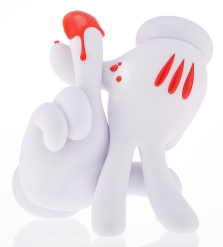 LA Hands Figure (Red Finger Edition) by Slick