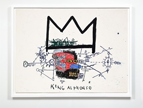 King Alphonso  by Jean-Michel Basquiat