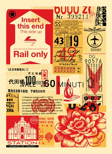 Station To Station 1  by Shepard Fairey