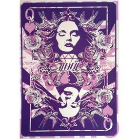 Queen Of Broken Hearts (Pink / Purple) by Copyright