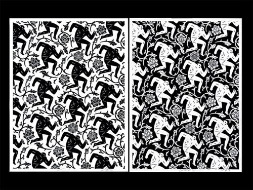 Pattern Of Corruption (Black / White Set) by Shepard Fairey | Cleon Peterson