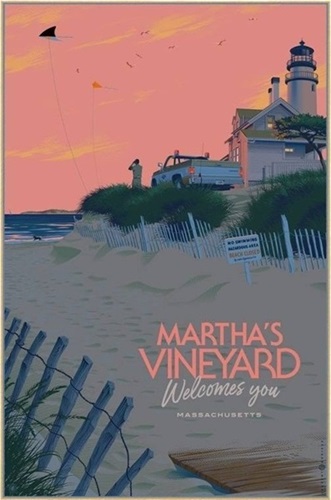 Martha’s Vineyard (Sunset Variant) by Laurent Durieux
