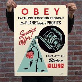 Earth Preservation by Shepard Fairey