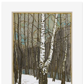 BIrch Woods In Winter by Billy Childish