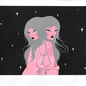 Twins (Hand-Embellished) by Natasha Lillipore
