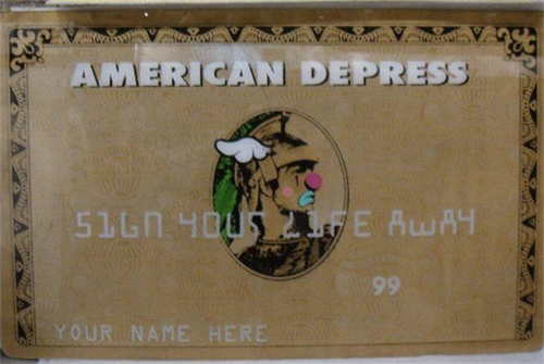 American Depress (Gold Print Edition) by D*Face