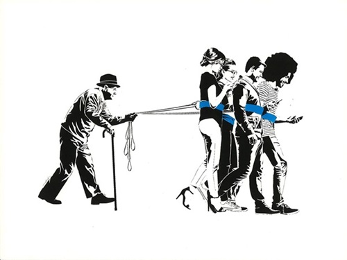 Human Walker (Blue) by Hijack