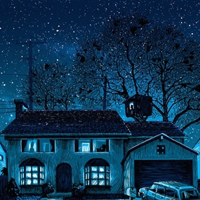 742 Evergreen Terrace (Glow In The Dark Variant) by Tim Doyle