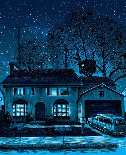 742 Evergreen Terrace (Glow In The Dark Variant) by Tim Doyle