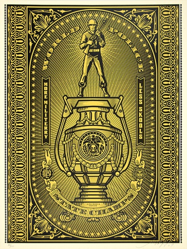 World Police State Champs (Metropark) by Shepard Fairey