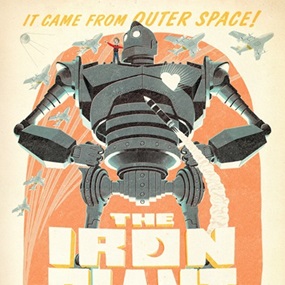The Iron Giant (Orange) by Jason Raish