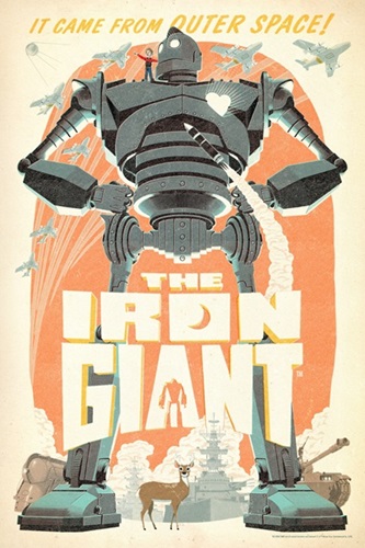 The Iron Giant (Orange) by Jason Raish