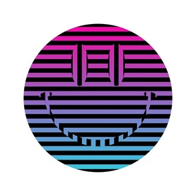 Acid Reflux (Pink / Blue Fade) by Carl Cashman