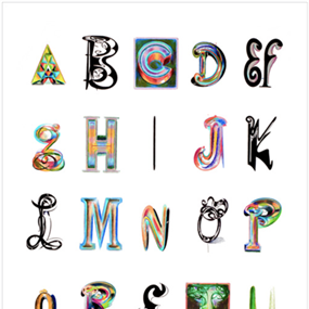 Alphabet With Monogram (First Edition) by Ed Fella