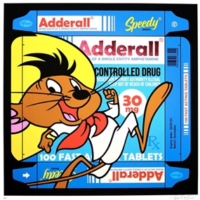 Speedy On Adderall (Pink Foil) by Ben Frost