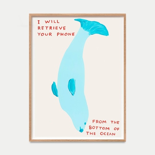 I Will Retrieve Your Phone  by David Shrigley