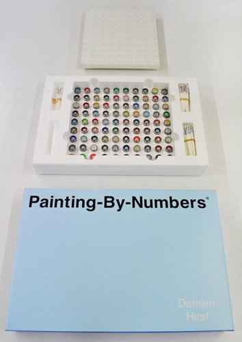Painting By Numbers (Blue) by Damien Hirst