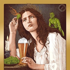 Beer (Gold Foil Variant) by Timothy Pittides