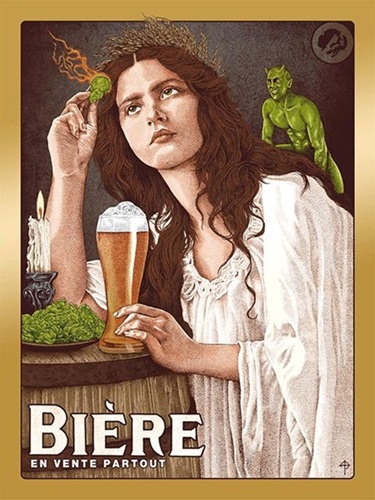 Beer (Gold Foil Variant) by Timothy Pittides