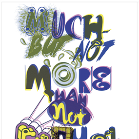 Much But Not More Than Not Enough (First Edition) by Ed Fella | Elliott Earls