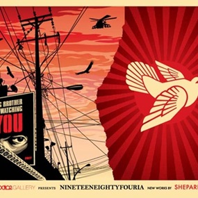 Nineteeneightyfouria by Shepard Fairey