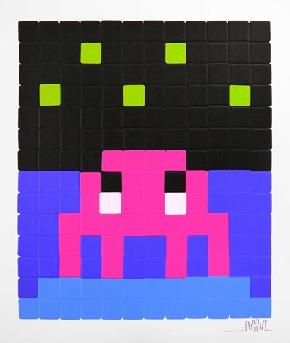 Space One (Pink) by Space Invader
