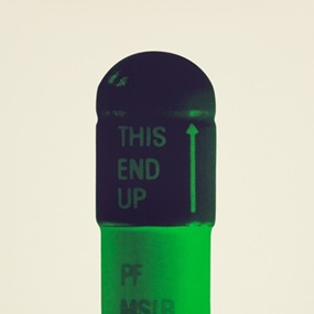 The Cure (Cream / Aubergine / Pea Green) by Damien Hirst