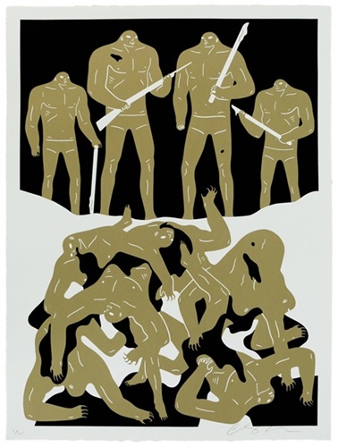 The Genocide (White) by Cleon Peterson