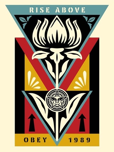 Obey Deco Flower (Gold (Holiday) Edition) by Shepard Fairey